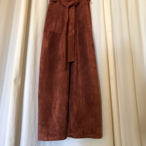Anthropologie Faux Suede Jumpsuit - Picture 8 of 13